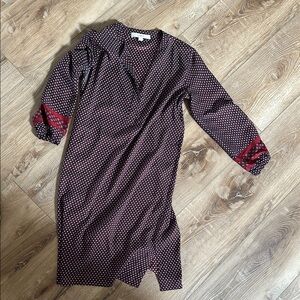 Polka Dot Long Sleeve Dress